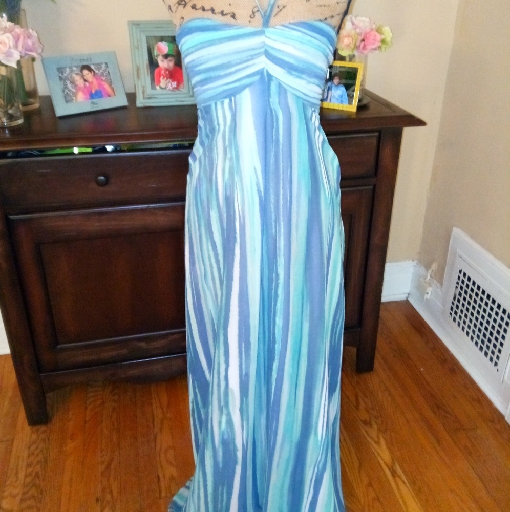 Lauren Conrad striped maxi